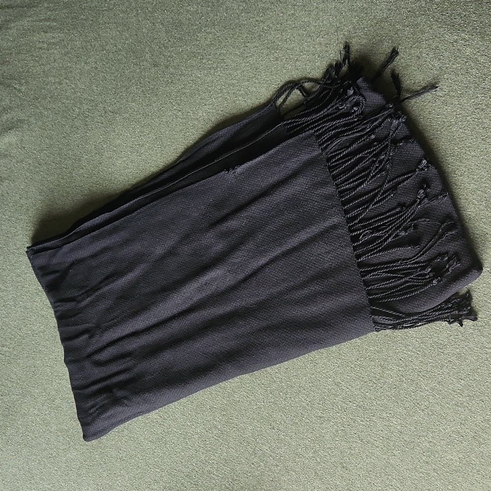 Soft Black Scarf